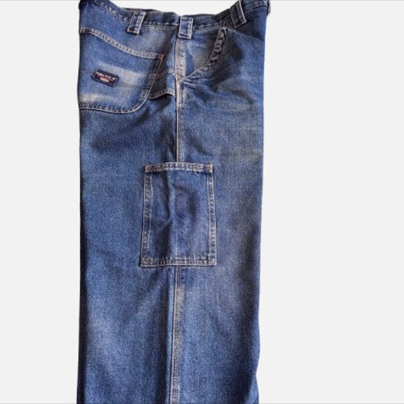 Smith's Workwear Plaid Lined Carpenter Men's Jeans (Size 34 x 30) - Picture 10 of 16